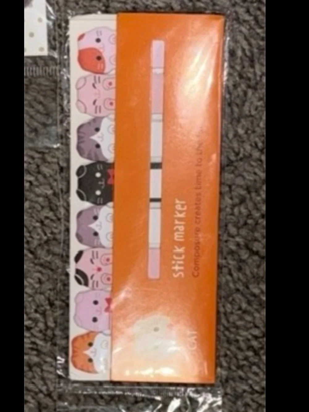 $2 Cat Sticky Marker Tabs $2 WITH ANY $10 ORDER OR MORE